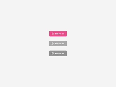 Dribbble Buttons - Follow me