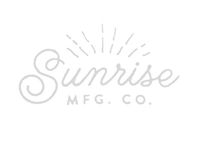 Sunrise furniture hard wood logo minneapolis over used sunburst design script texture