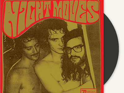 Night Moves No.02 7 butt sex hickies metallic minneapolis psychedelic screenprint sleeve sxsw texture vinyl