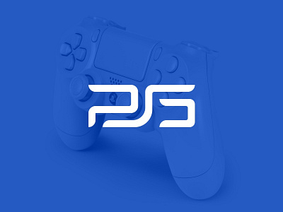 PS5 Sony PlayStation 5 Logo redesign concept 5 blue brand branding concept idea identity lettering lettermark logo logotype mark play playstation ps4 ps5 redesign sony symbol vector