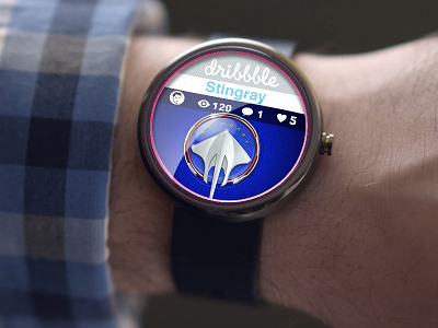 Android Wear 360 android app dribbble moto smartwatch watch