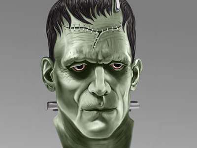 Frankenstein green monster scar
