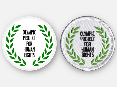 Olympic Project for Human Rights (OPHR) 2.5" Commemorative Patch blm design ophr ophr patch patches physical product vector