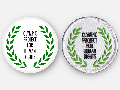 Olympic Project for Human Rights (OPHR) 2.5" Commemorative Patch