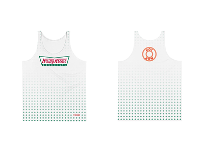 Krispy Kreme Men's Performance Running Tank athletic apparel athletics donuts doughnuts krispy kreme racing running app