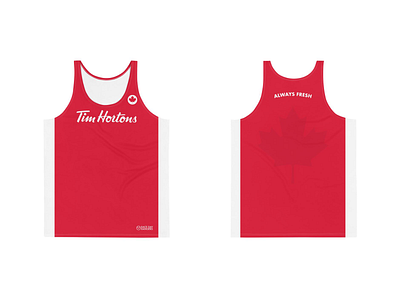 Tim Hortons Men's Performance Running Tank athletic apparel athletics canada coffee running tank tops tim hortons