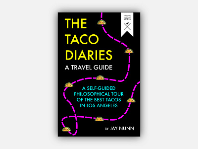 Book Cover for The Taco Diaries, an LA Travel Guide .svg book cover ebook inkscape svg vector
