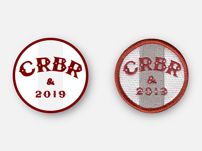 Cooper River Bridge Run (CRBR) 2019 2" Race Day Patch 10k badge charleston design inkscape patch patches racing running svg vector