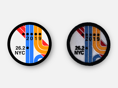 NYC Marathon 2019 Race Day Patch