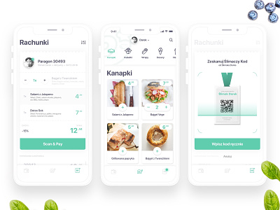 Ślimak App - Screens - FoodApp concept foodapp ios ui ux