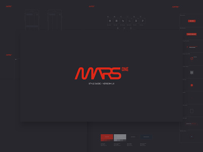 MARS One - Styleguide animations concept inspiration mars mars one space styleguide ui ux webdesign website