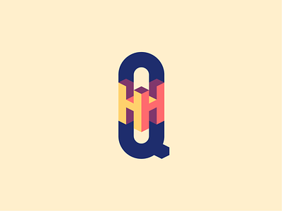 QHH adobe illustrator brand branding creative design graphic graphic design h letter logo logo design logotype minimalism q symbol typography vector web