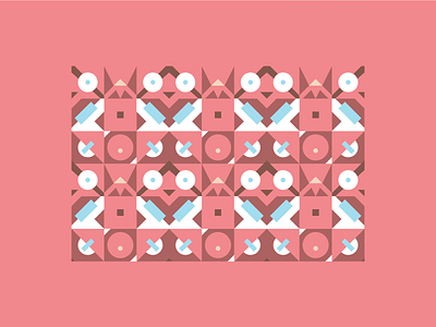 Pattern #7 adobe illustrator art creative design graphic graphic design illustration pattern pattern design pink vector