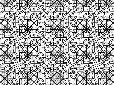 Pattern #19 | Outline pattern adobe illustrator art black creative design element geometry graphic graphic design minimalism outline paper pattern pattern design pattern geometry vector