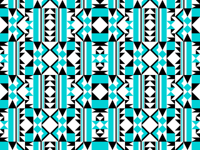 Pattern #21 adobe illustrator creative design element geometry graphic graphic design minimalism paper pattern pattern design turquoise vector