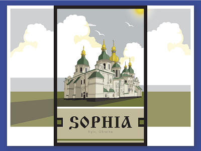 Poster Sophia creative design illustration poster