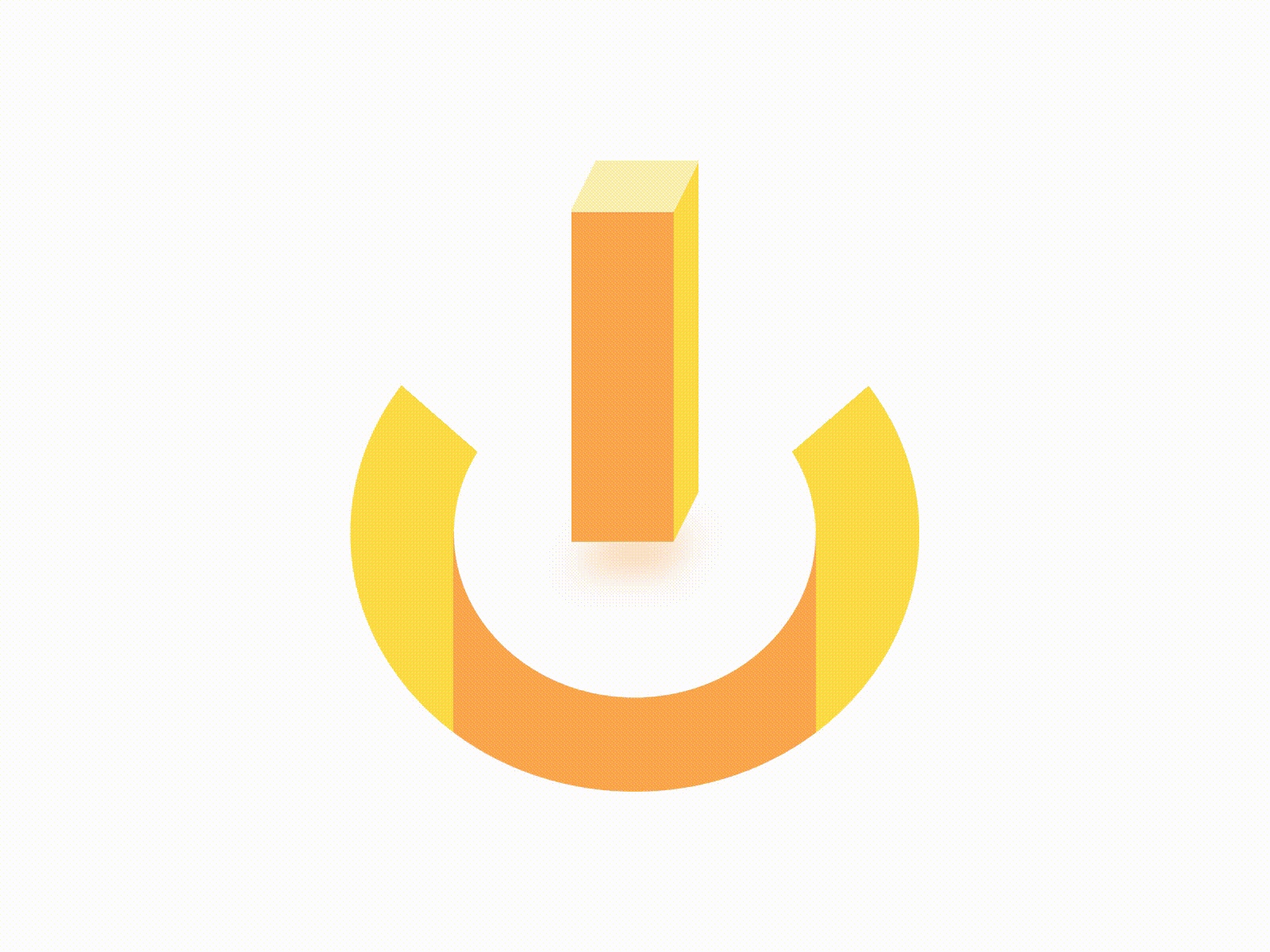 Illustration On | oFF adobe illustrator animation art creative design graphic graphic design illustration minimalism motion onoff orange sketch switch symbol vector web