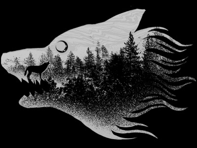 The Wolf animal head barmalisirtb design illustration nature the wolf wolf