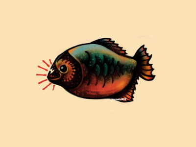 Piranha animal art barmalisirtb design design art illustration piranha