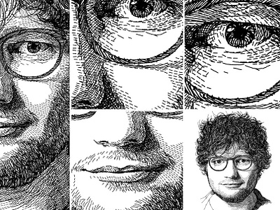 Portrait unique style artwork - Ed Sheeran actor art commission commission open design design art ed sheeran figure fiverr fiverr.com fiverrgigs guitarist illustration music portrait portrait art portrait design producer singer songwriter