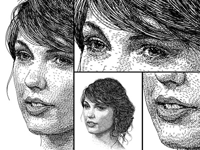 Portrait unique style artwork - Taylor Swift
