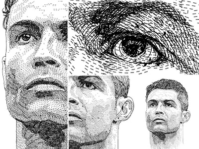 Portrait unique style - Cristiano Ronaldo