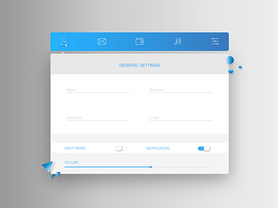 Daily UI | 007 — Settings