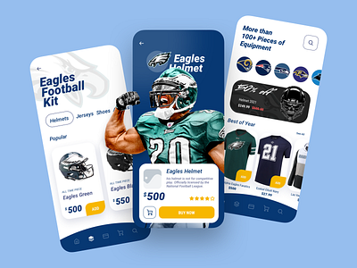 NFL Shop app apple binance blockchain branding clean components crypto cryptocurrency design figma flat football illustration nfl product sketch ui ux vector