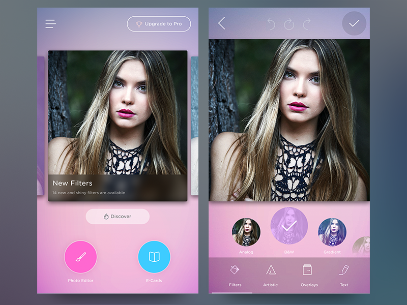 Photomania UI by Oversight on Dribbble