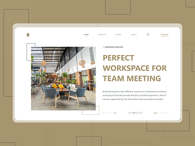 Workspace Website adobexd blog branding cafe clean coffee elegant fresh fresh design home landingpage meeting profile simple ui workspace