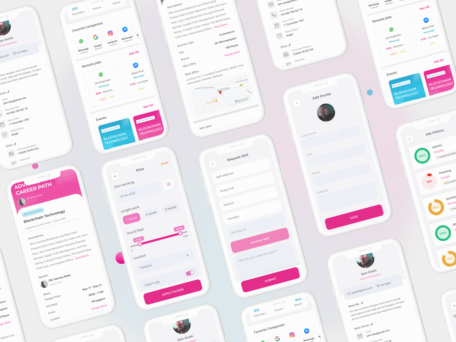 Jobei UI Kit by Axyter on Dribbble