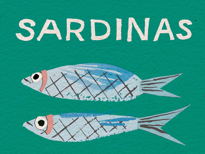 Sardinas fish food sardines