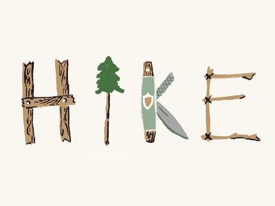 Woodsy Type hand drawn typography