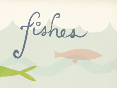 if misses were fishes fish hand drawn illustration