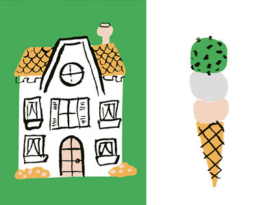 Ice Cream House illustration