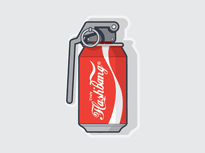 Enjoy Flashbang coke drink enjoy flashbang grenade military smoke grenade soda weapon