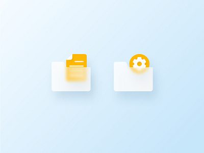 File Folder Setting icons