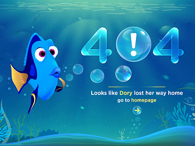 Page not found error page design 404 error page dori landing page lost