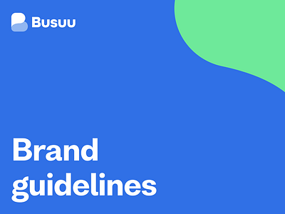 Busuu - Brand guidelines
