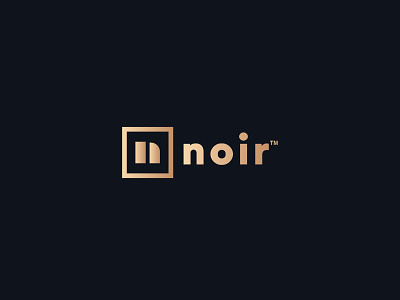 Noir branding business logo logo design package design
