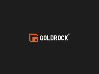 Goldrock Construction brand identity branding business construction logo logodesign
