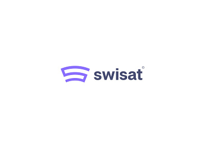 Swisat brand brand identity branding business design illustration logo logodesign technology logo