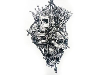 Skull Pencil Art art illustration pencil drawing