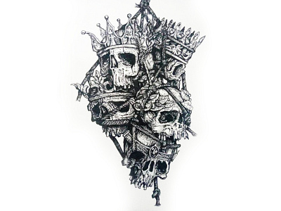 Skull Pencil Art