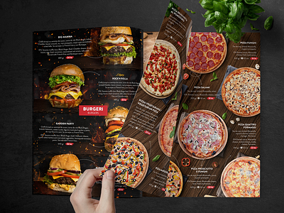 Food menu design for OLDINTIM