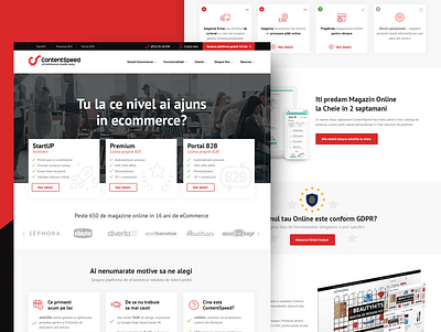 ContentSpeed the eCommerce Agency - website redesign 2019 agency branding clean contentspeed design e commerce ecommerce ecommerce agency landing page modern online romania simple store ui user interface ux website website design