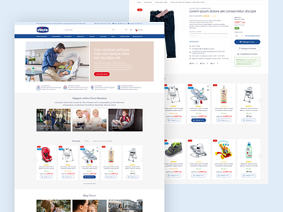 Chicco Romania - ecommerce website redesign