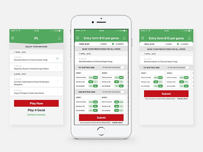 Mobile App for cricket app application cricket design mobile uiux user interface