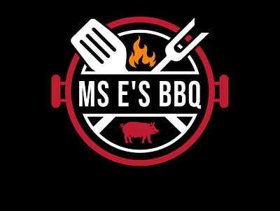 Logo design for Ms E s BBQ adobe illustrator artwork branding business card company custom logo design font icon logo design vector