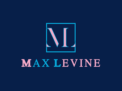 Max Levine logo design adobe illustrator artwork branding company design font graphic design icon logo logo design max vector